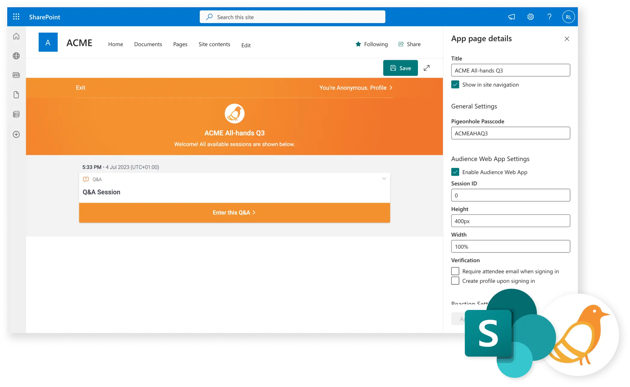 Pigeonhole Live for Microsoft SharePoint